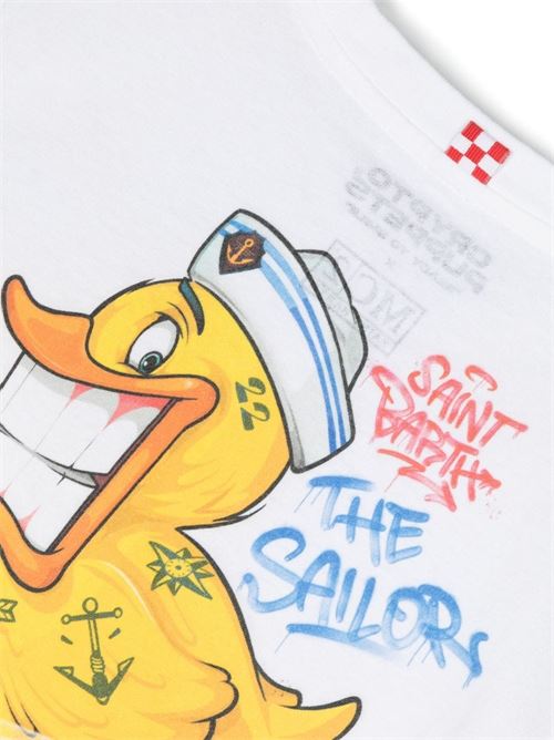T-SHIRT WITH EMBROIDERY MC2 SAINT BARTH | POT0002/06129D